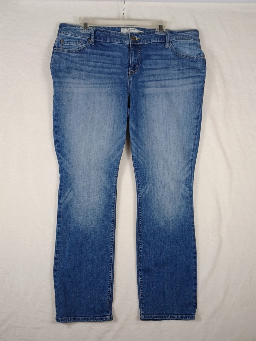 Torrid Light Blue Straight Leg Five Pocket Women's Jeans